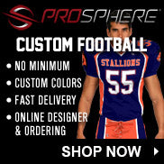 ProSphere Men's Royal Air Force Falcons Football Jersey