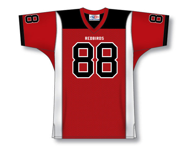 Athletic Knit Custom Made Football Jersey Design 054 Atlanta, CustomJersey.com