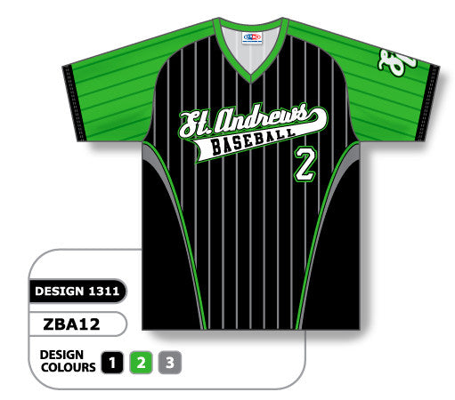 FreeStyle Sublimated Lightweight Two-Button Baseball Jersey