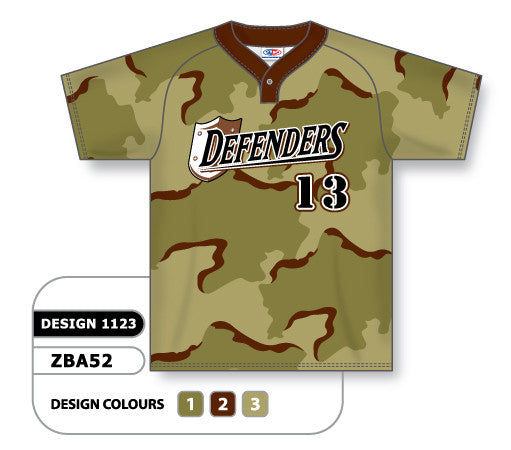 Youth FreeStyle Sublimated Lightweight Two-Button Baseball Jersey