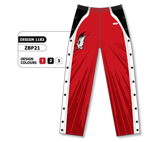 Athletic Knit Custom Sublimated Basketball Warm Up Pant Design 1182, Basketball, Custom Apparel, Sublimated Apparel