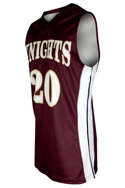 Sublimated Basketball Jersey Detroit style