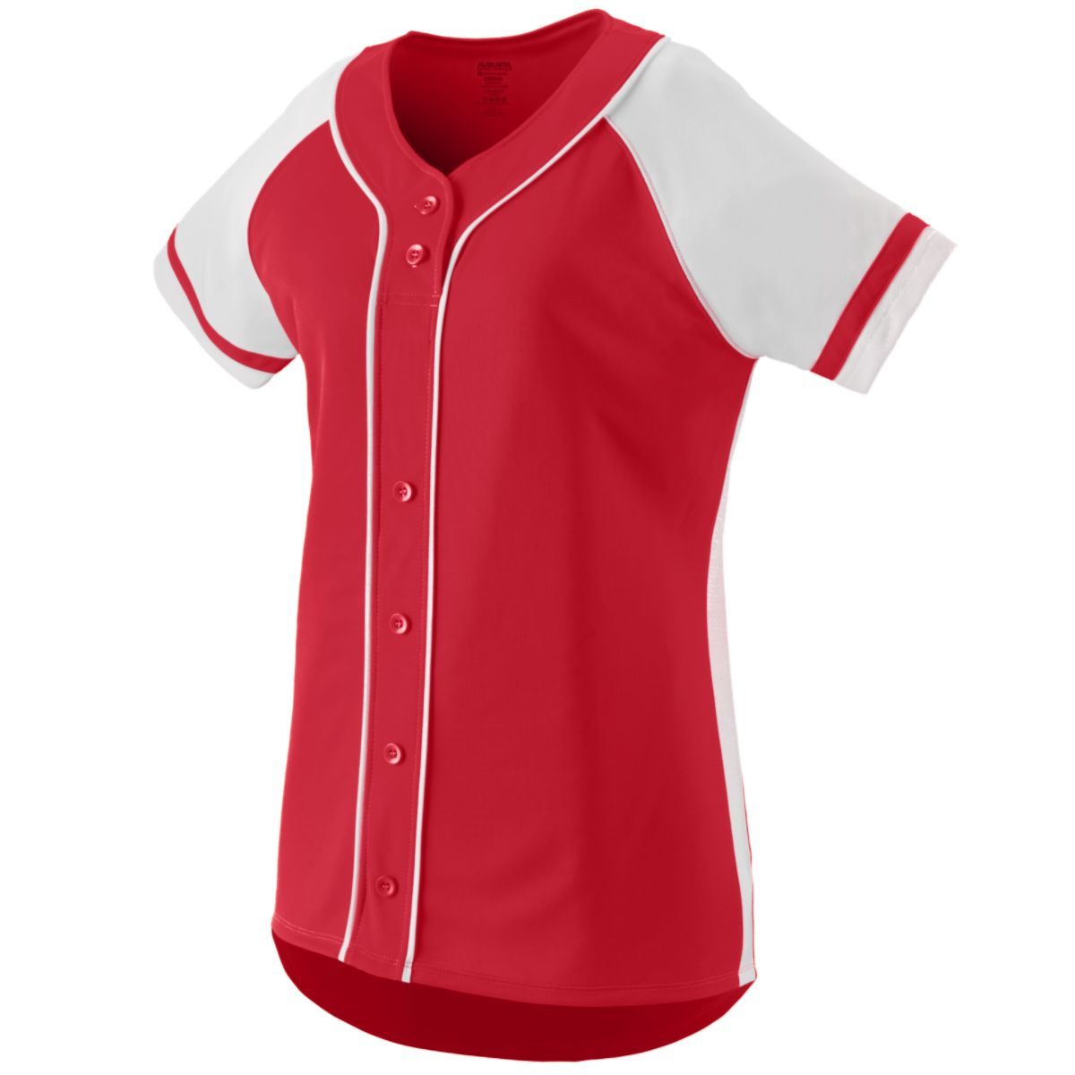 Ladies FreeStyle Sublimated Faux Full-Button Softball Jersey