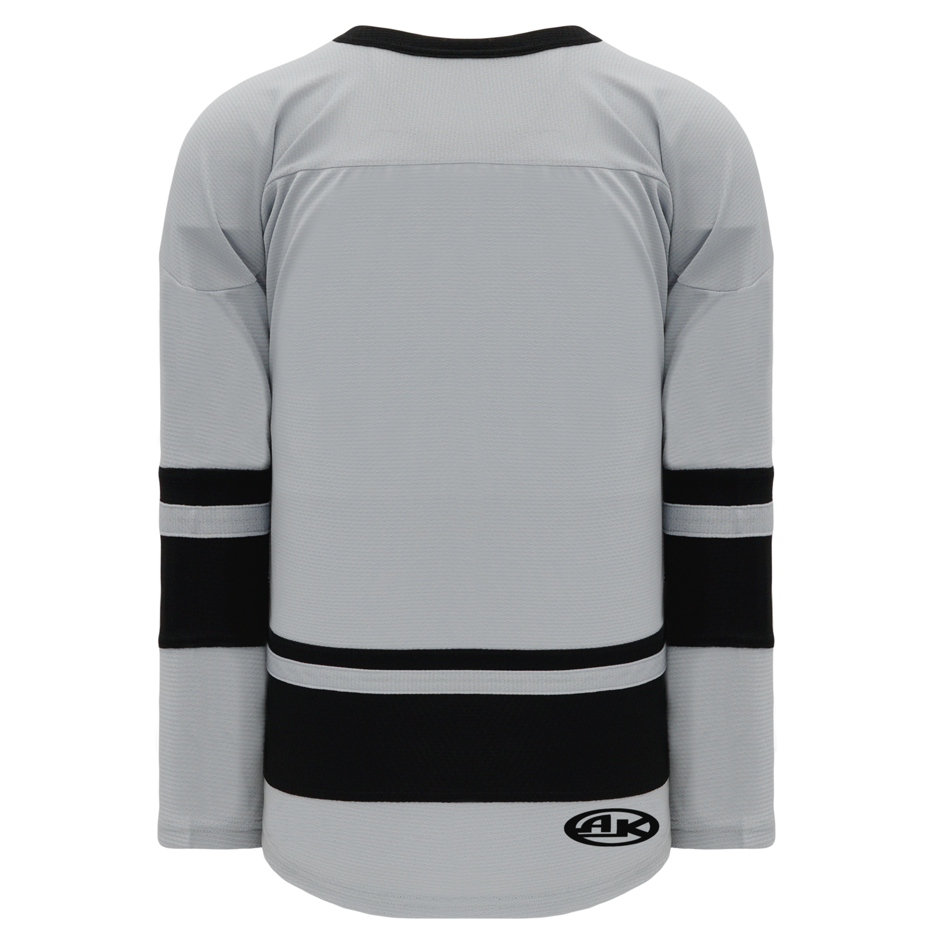 H6400-221 Black/White League Style Blank Hockey Jerseys Adult XL