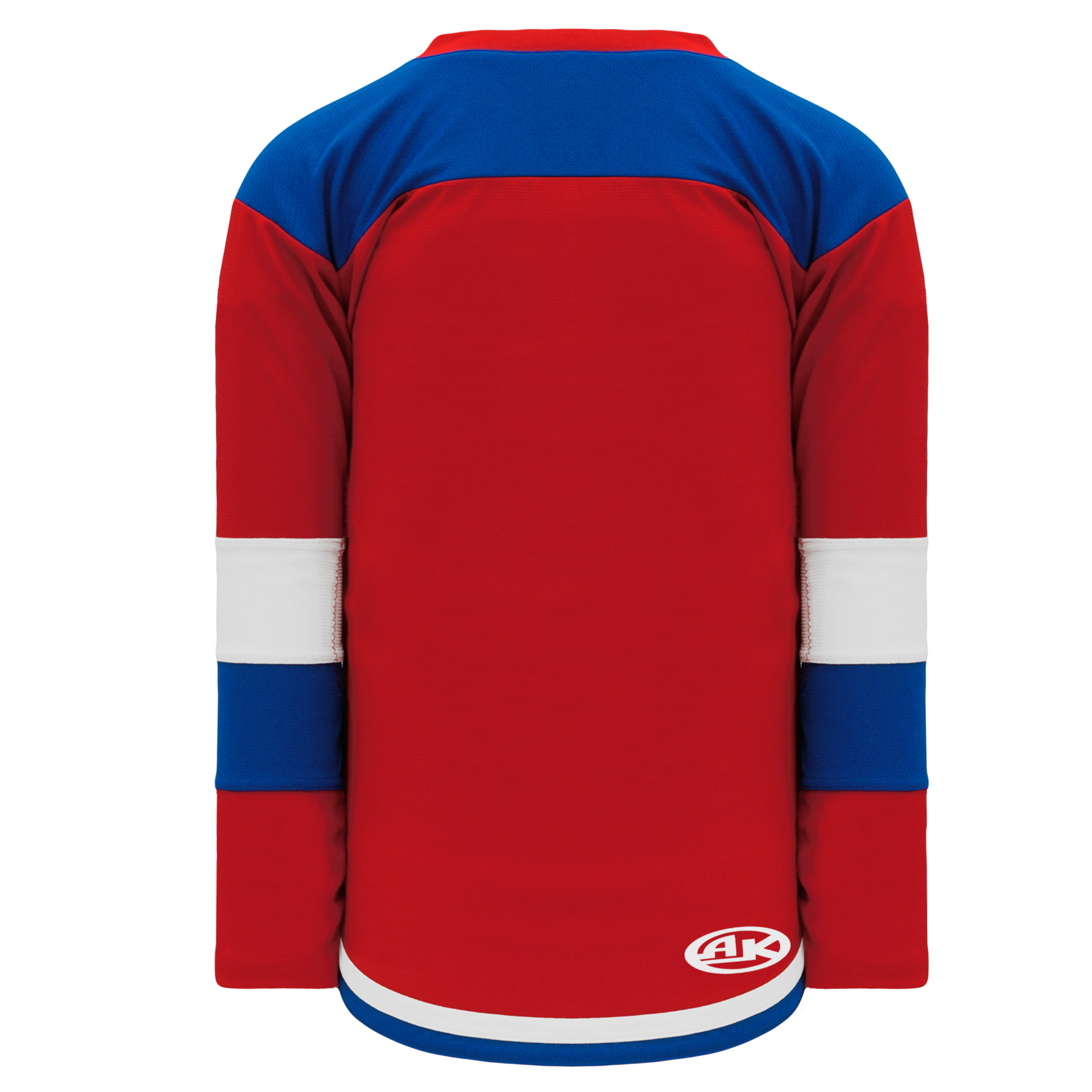 Athletic Knit Mesh Tri Color Hockey Jersey