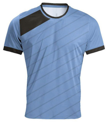 Mens Soccer Jersey Padded Football Shirt Stylish Striped