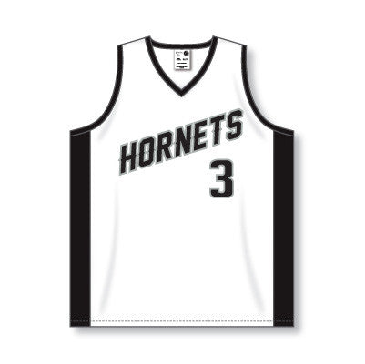 State Inspired Basketball Jersey in White and Black Pinstripes #15 KAW –  Free Style Cut & Stitch