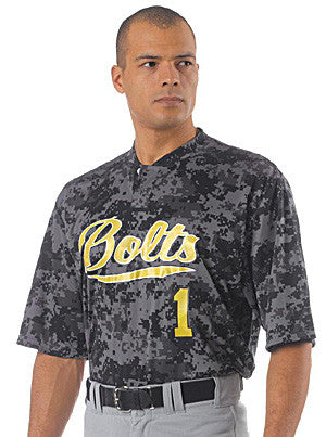 Buy New Youth Sublimated Digital Camo Baseball Jersey by Teamwork