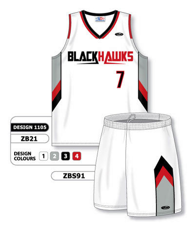 Athletic Knit Custom Sublimated Basketball Jersey Design 1105 | Basketball | Custom Apparel | Sublimated Apparel | Jerseys L