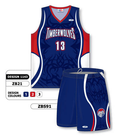 Athletic Knit Custom Sublimated Matching Basketball Uniform Set Design ...