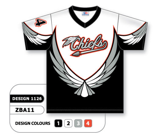 Athletic Knit Custom Sublimated Crew Neck Softball Jersey Design 1219 | Custom Apparel | Mens | Softball | Sublimated Apparel | Jerseys Youth M