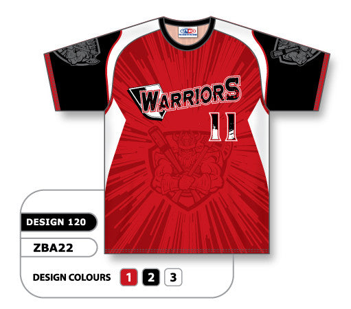 Athletic Knit Custom Sublimated One-Button Pro Placket Softball Jersey Design 1135 | Custom Apparel | Mens | Softball | Sublimated Apparel | Jerseys