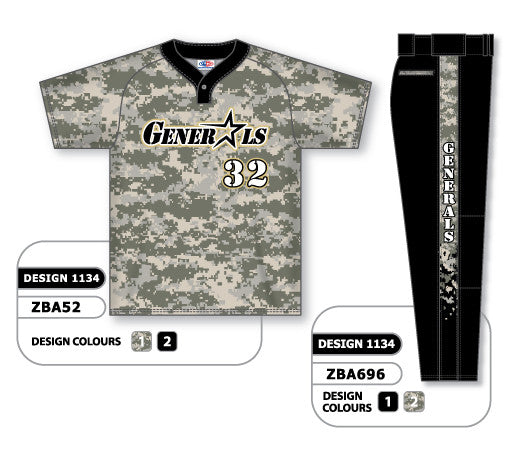 Athletic Knit Custom Sublimated Matching Baseball Uniform Set Design 1214 | Baseball | Custom Apparel | Sublimated Apparel | Packages S