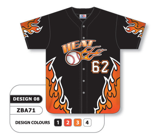 Athletic Knit Custom Sublimated Crew Neck Softball Jersey Design 1219 | Custom Apparel | Mens | Softball | Sublimated Apparel | Jerseys Youth M