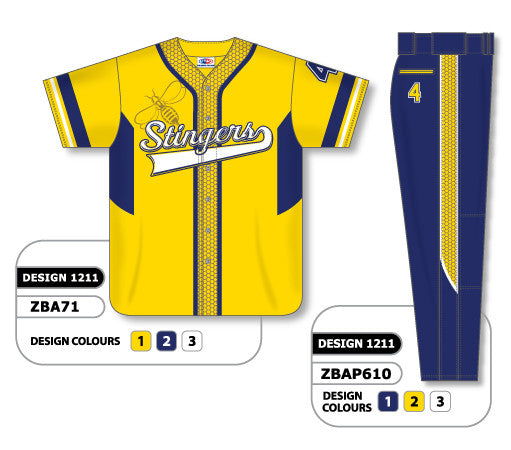 Athletic Knit Custom Sublimated Matching Baseball Uniform Set Design 1214 | Baseball | Custom Apparel | Sublimated Apparel | Packages S