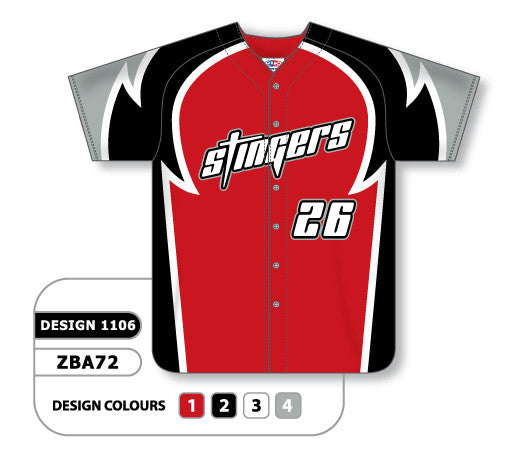 Athletic Knit Custom Sublimated Crew Neck Softball Jersey Design 1219 | Custom Apparel | Mens | Softball | Sublimated Apparel | Jerseys Youth M