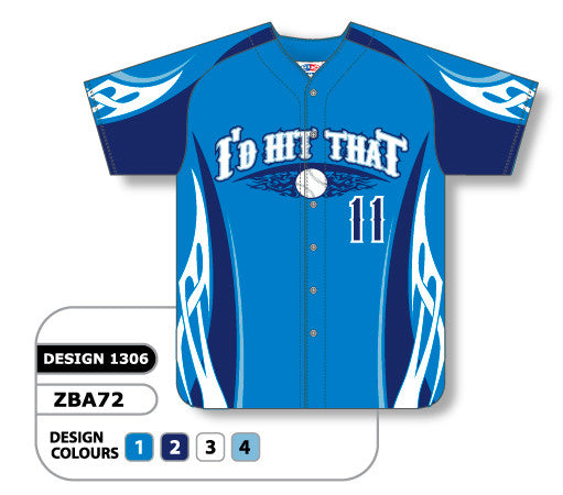 Athletic Knit Custom Sublimated V-Neck Softball Jersey Design 1124 | Custom Apparel | Mens | Softball | Sublimated Apparel | Jerseys M