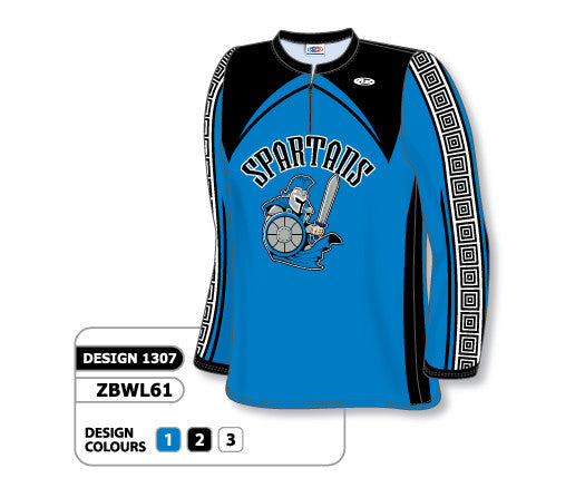 Athletic Knit Sublimated Long Sleeve Basketball Shooting Shirt Design 1203 | Basketball | Custom Apparel | Shooting Shirts | Sublimated Apparel 